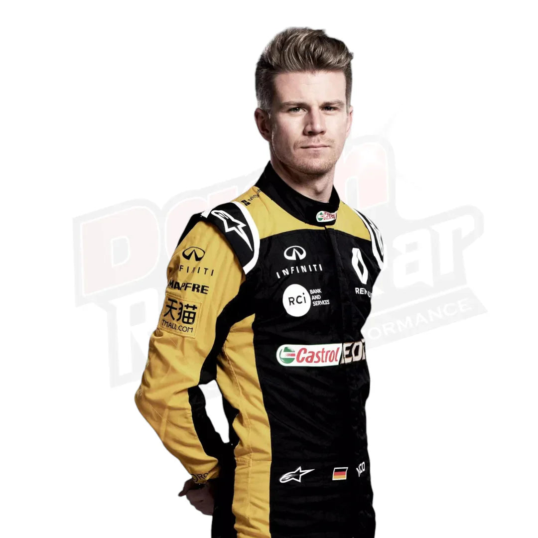 F1 Nico Hulkenberg Renault F1 team 2018 race suit