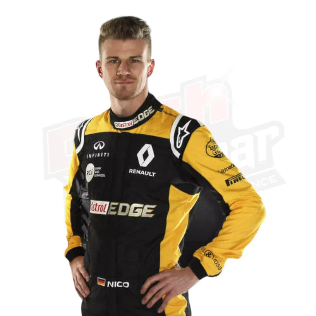 F1 Nico Hulkenberg Renault F1 team 2018 race suit