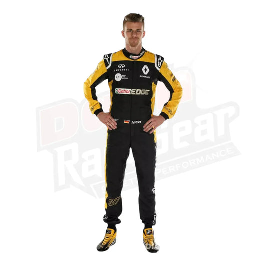 F1 Nico Hulkenberg Renault F1 team 2018 race suit