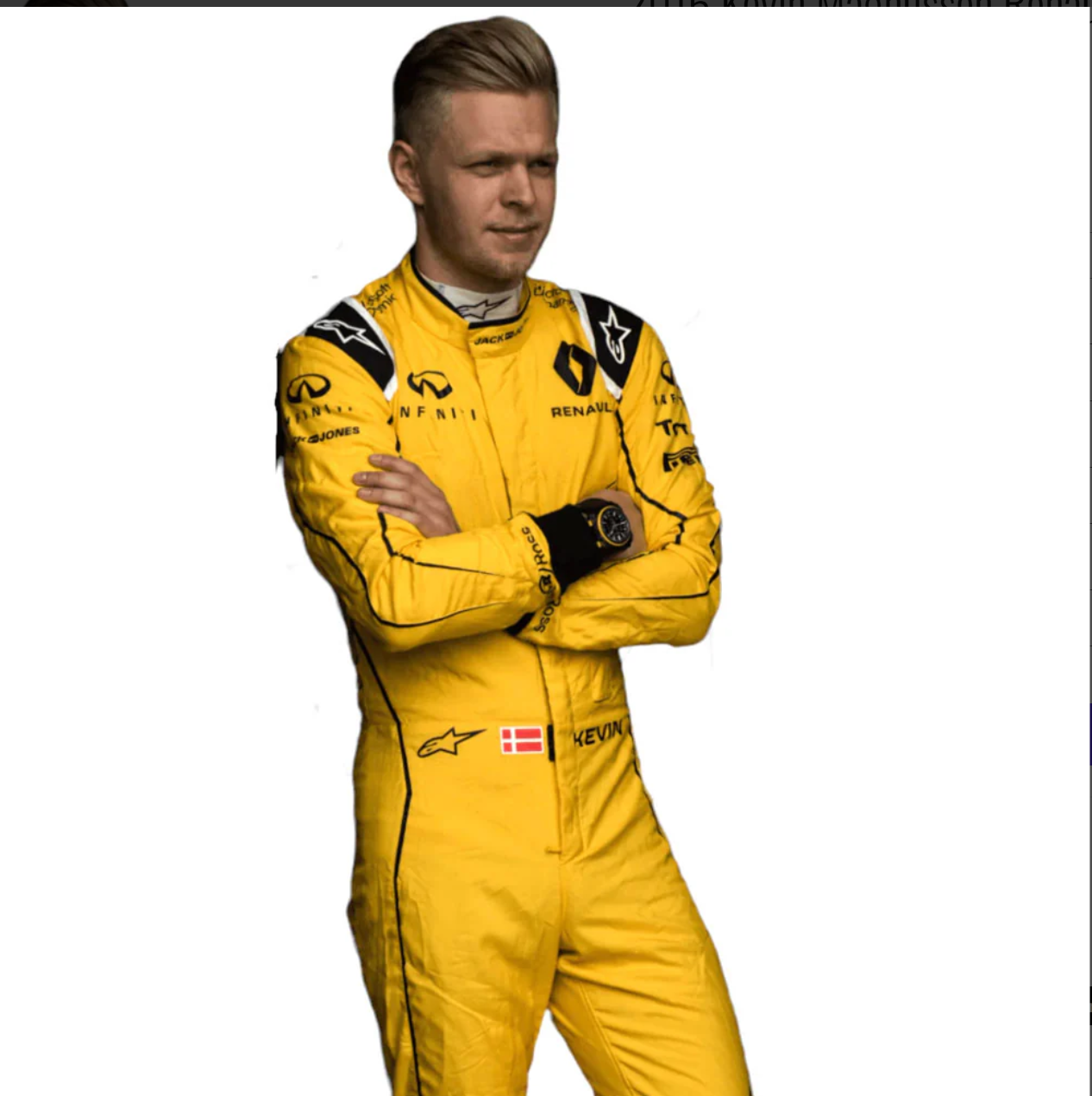 F1 Kevin Magnussen Renault 2016 race suit