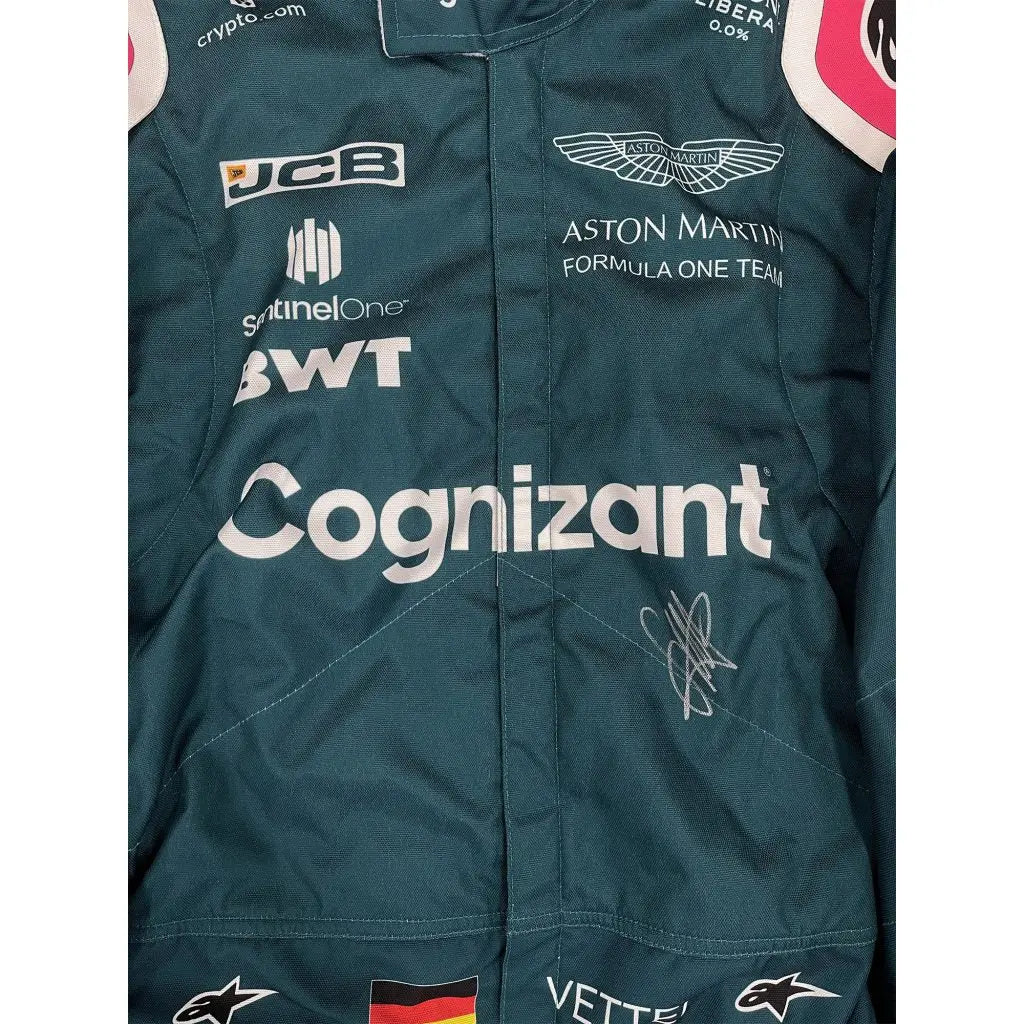 F1 Sebastian vettel Aston Martin 2021 race suit