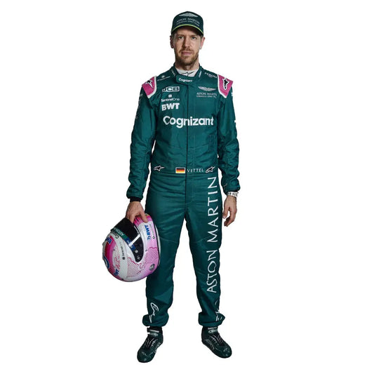 F1 Sebastian vettel Aston Martin 2021 race suit