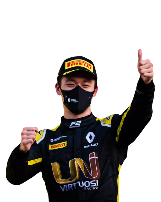 Formula 2 Zhou Guanyu Renault 2020 race suit