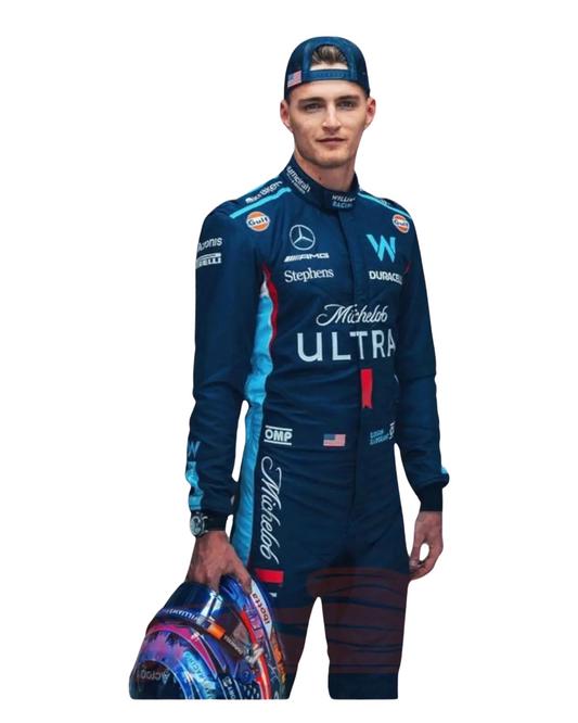 F1 Logan Sargeant Las Vegas Williams Racing 2023 race suit