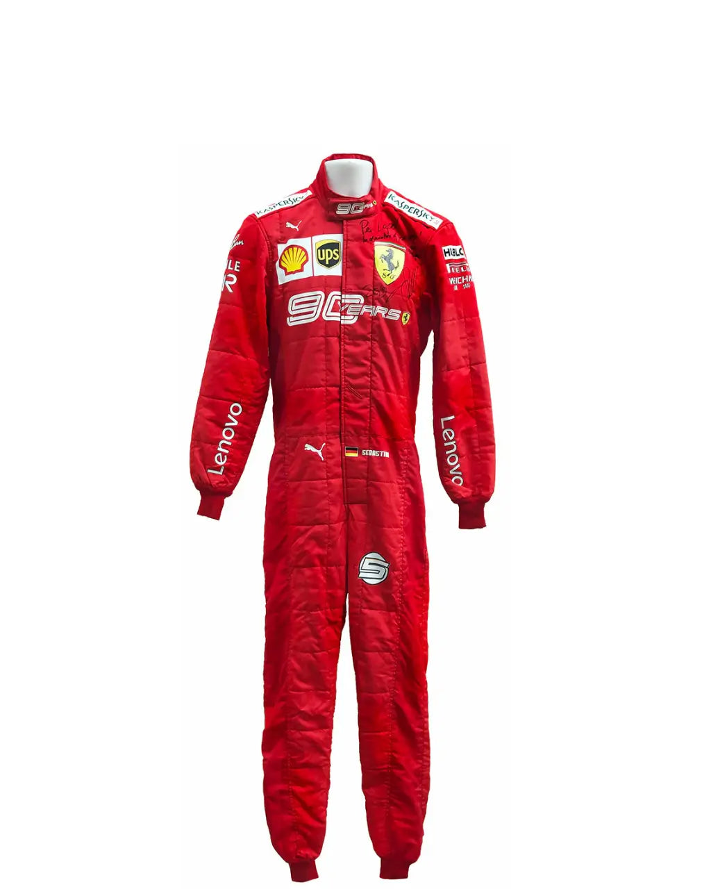 F1 Sebastian vettel scuderia 2019 ferrari race suit