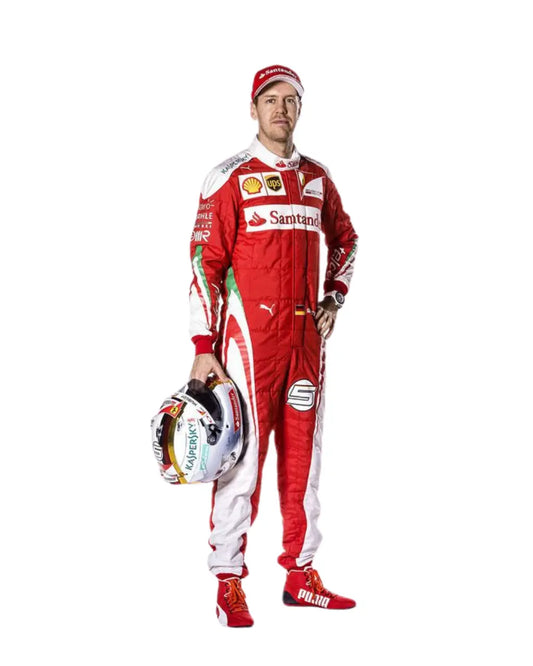 F1 Sebastian vettel 2016 ferrari race suit