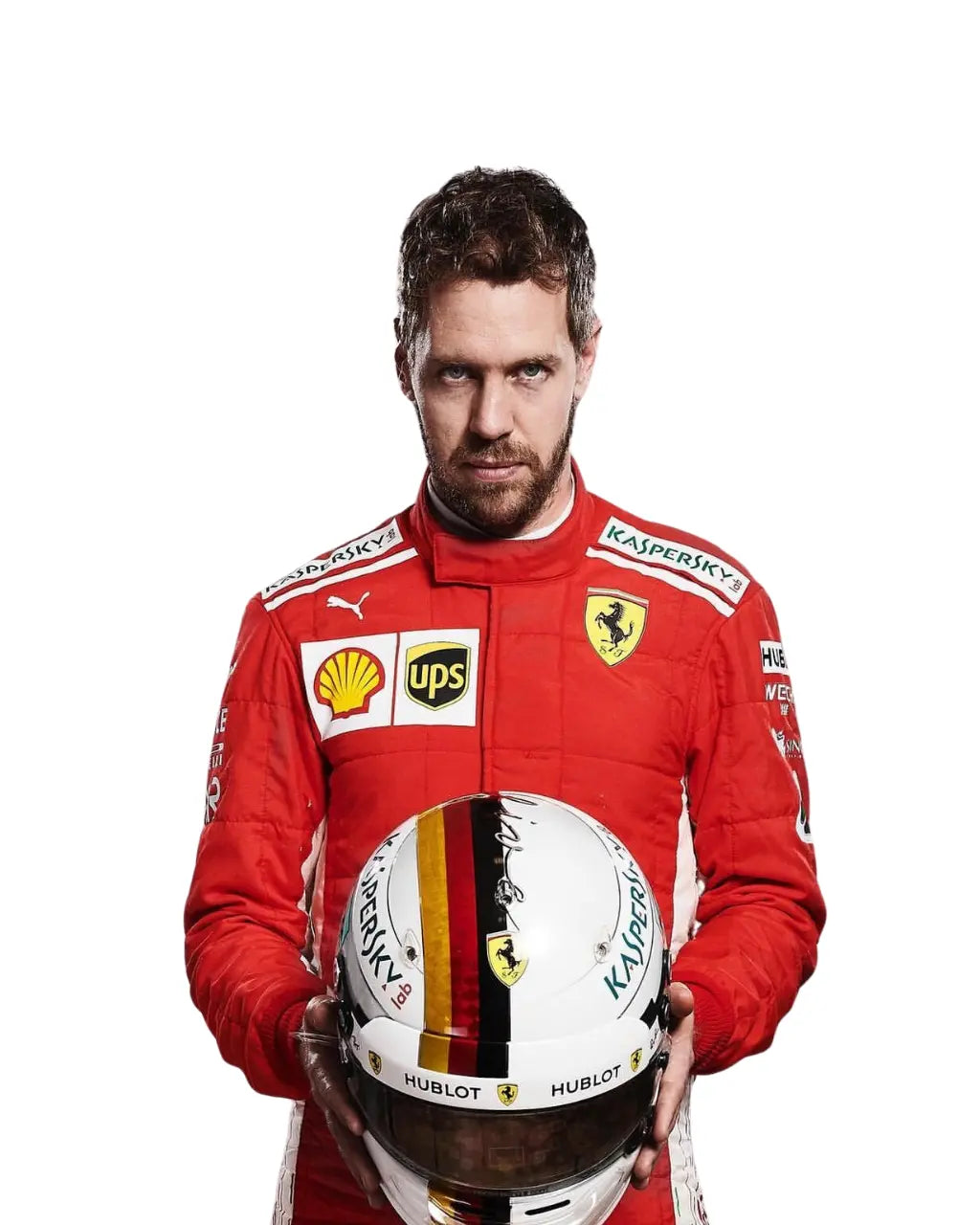 F1 Sebastian vettel 90 year 2019 ferrari race suit