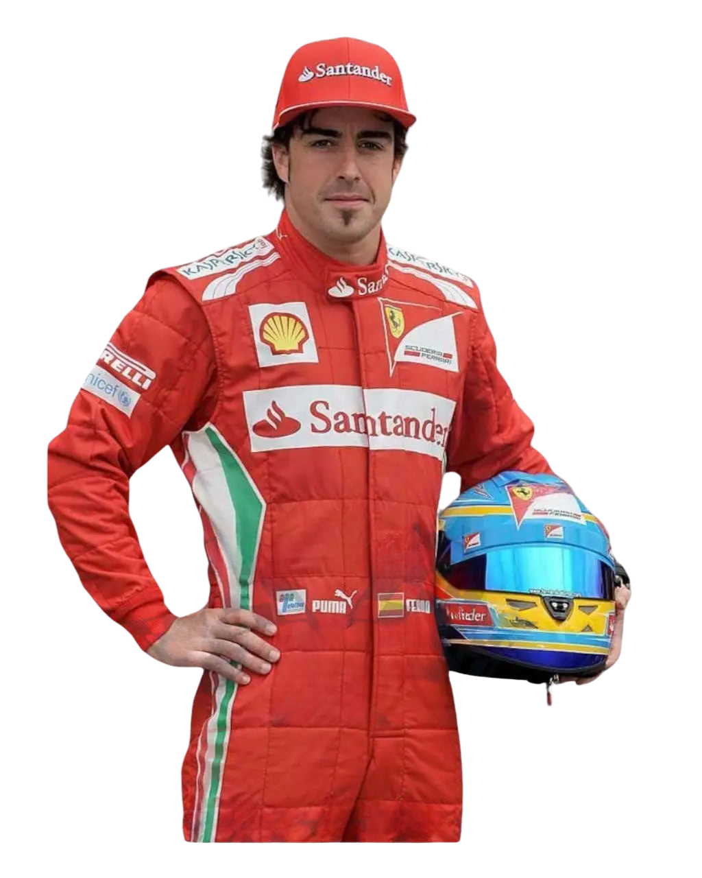 F1 Fernando Alonso 2013 race suit