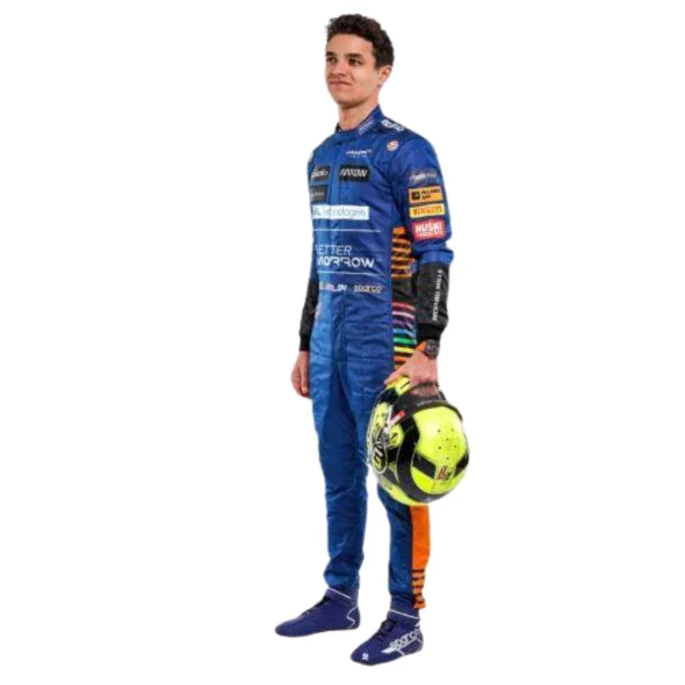 F1 mclarn lando Norris 2021 race suit