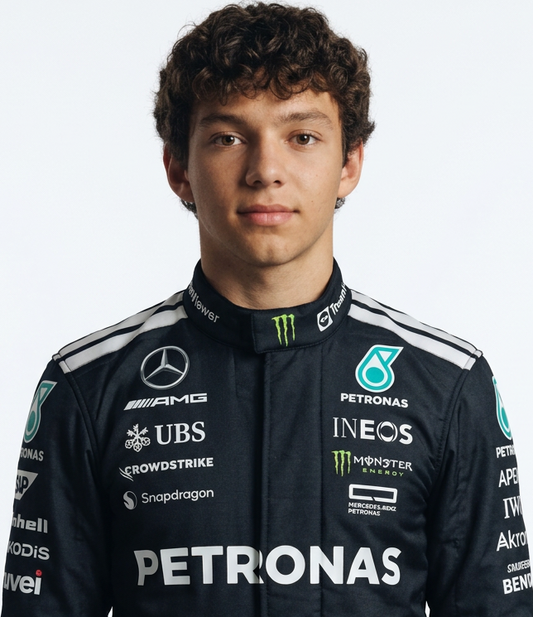F1 Andrea Kimi Antonelli 2025 Mercedes Race Suit