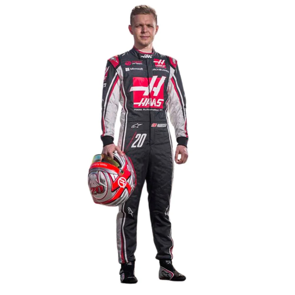 F1 Kevin Magnussen Haas F1 team 2017 race suit