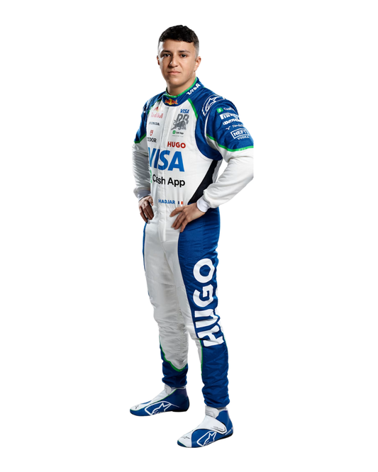 F1 Isack Hadjar Alphatauri 2025 Race Suit