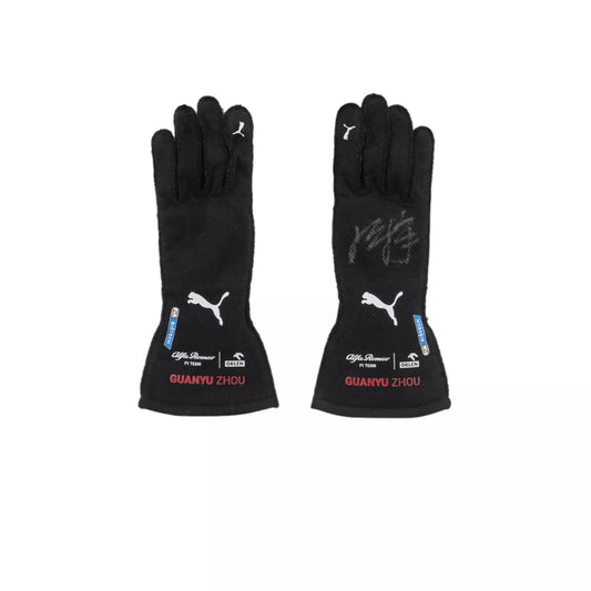 F1 Alfa Romeo Zhou Guanyu replica 2022 race gloves