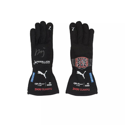 F1 Alfa Romeo Zhou Guanyu replica 2023 race gloves