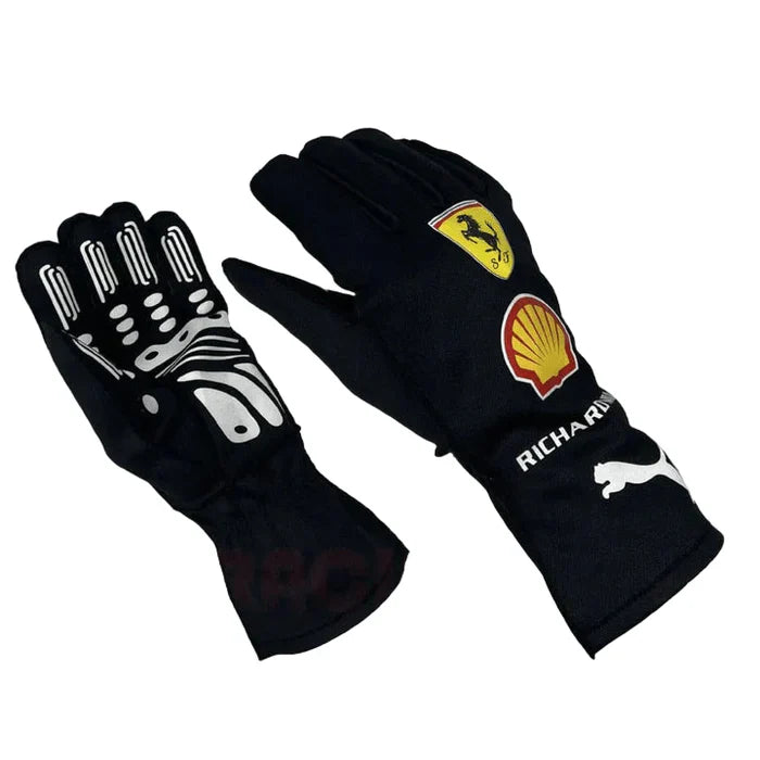 F1 Ferrari Charles leclerc 2021 race gloves