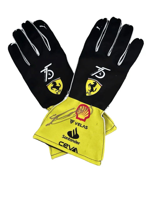 F1 Ferrari Charles leclerc 2022 race gloves