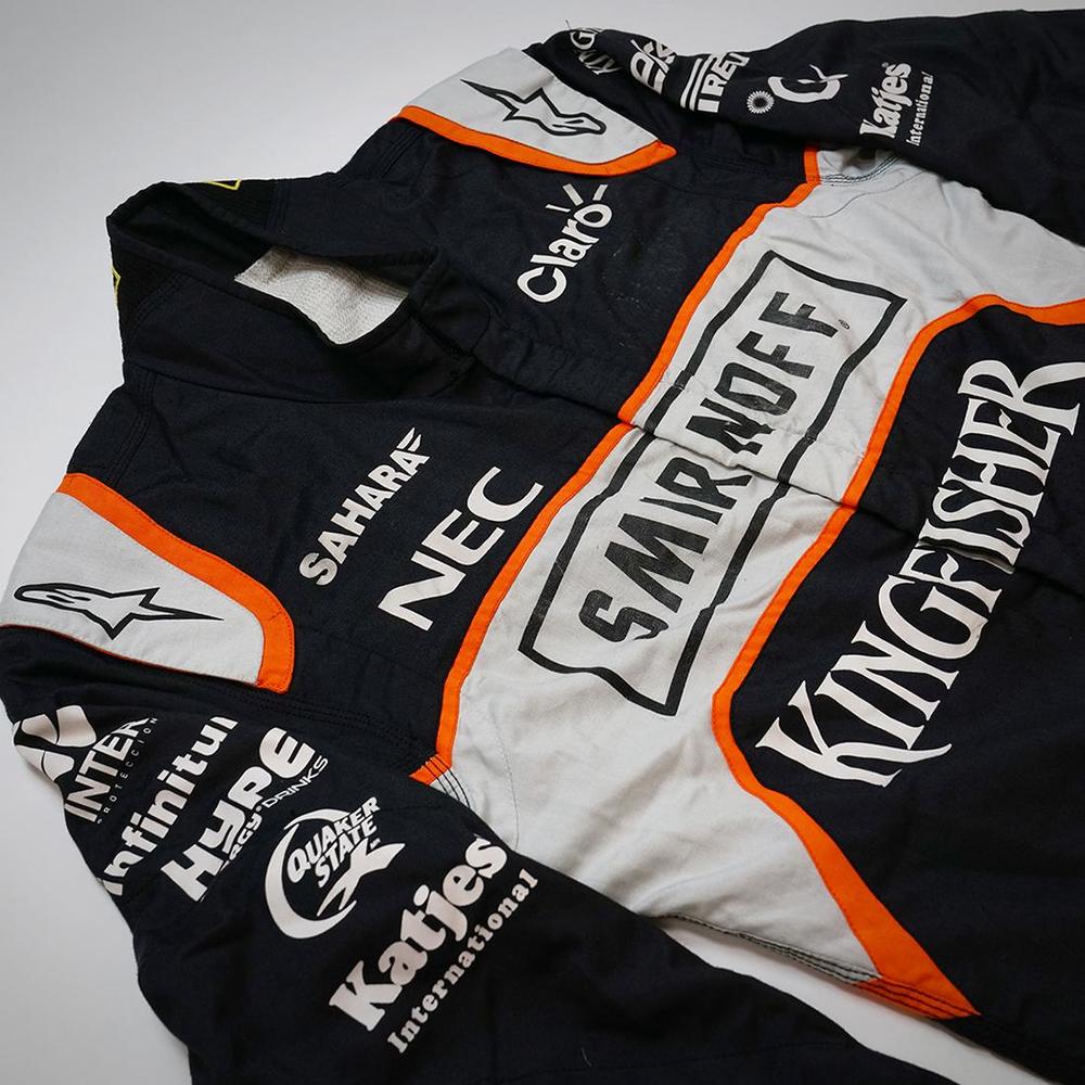 F1 Nico Hulkenberg Sahara force F1 team 2016 race suit