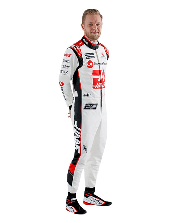 F1 Kevin Magnussen Haas F1 team 2023 race suit