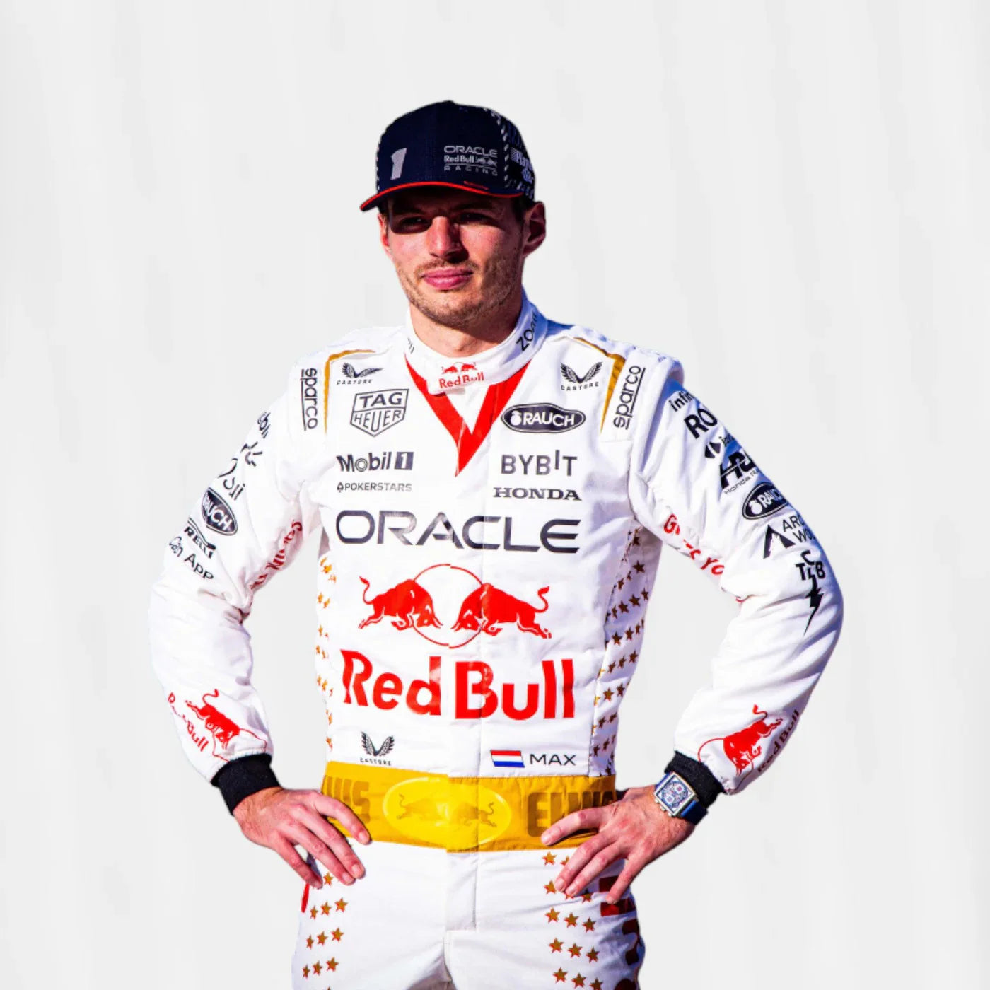 F1 Max verstappen Red bull Las Vegas grand prix 2023 race suit