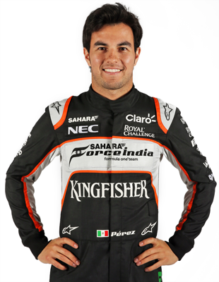 F1 Sergio perez 2017 Sahara force India race suit