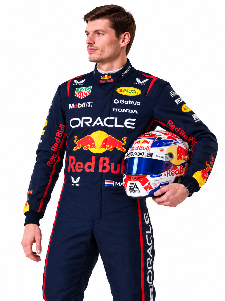 F1 Go Kart 2025 Max Verstappen Red Bull Race Suit