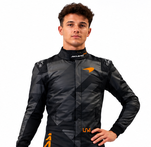 F1 Go Kart Lando Norris 2025 McLaren race suit