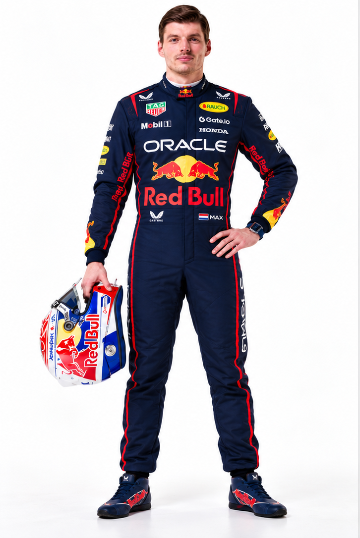 F1 Go Kart 2025 Max Verstappen Red Bull Race Suit