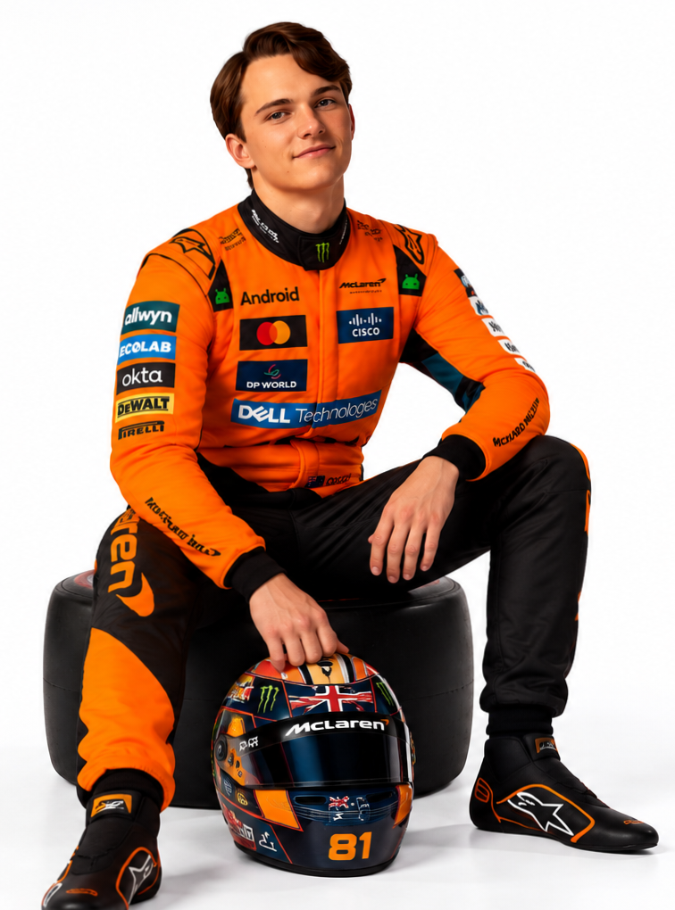 F1 Go Kart Oscar Piastri 2025 McLaren Race Suit