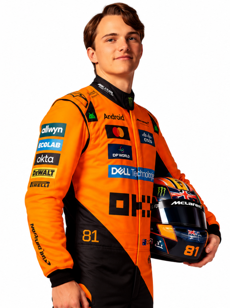 F1 Go Kart Oscar Piastri 2025 McLaren Race Suit