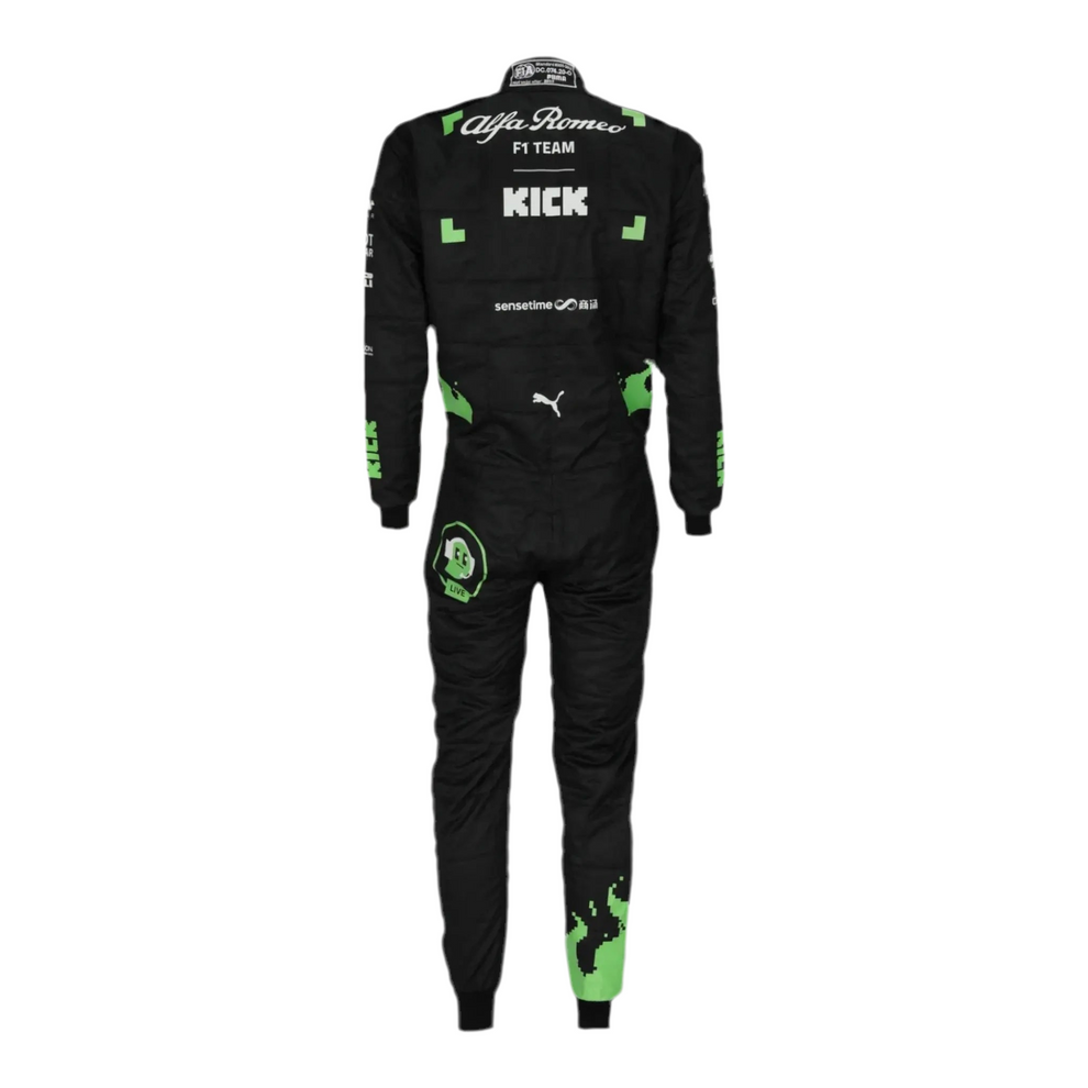 F1 Zhou Guanyu Alfa Romeo 2024 race suit