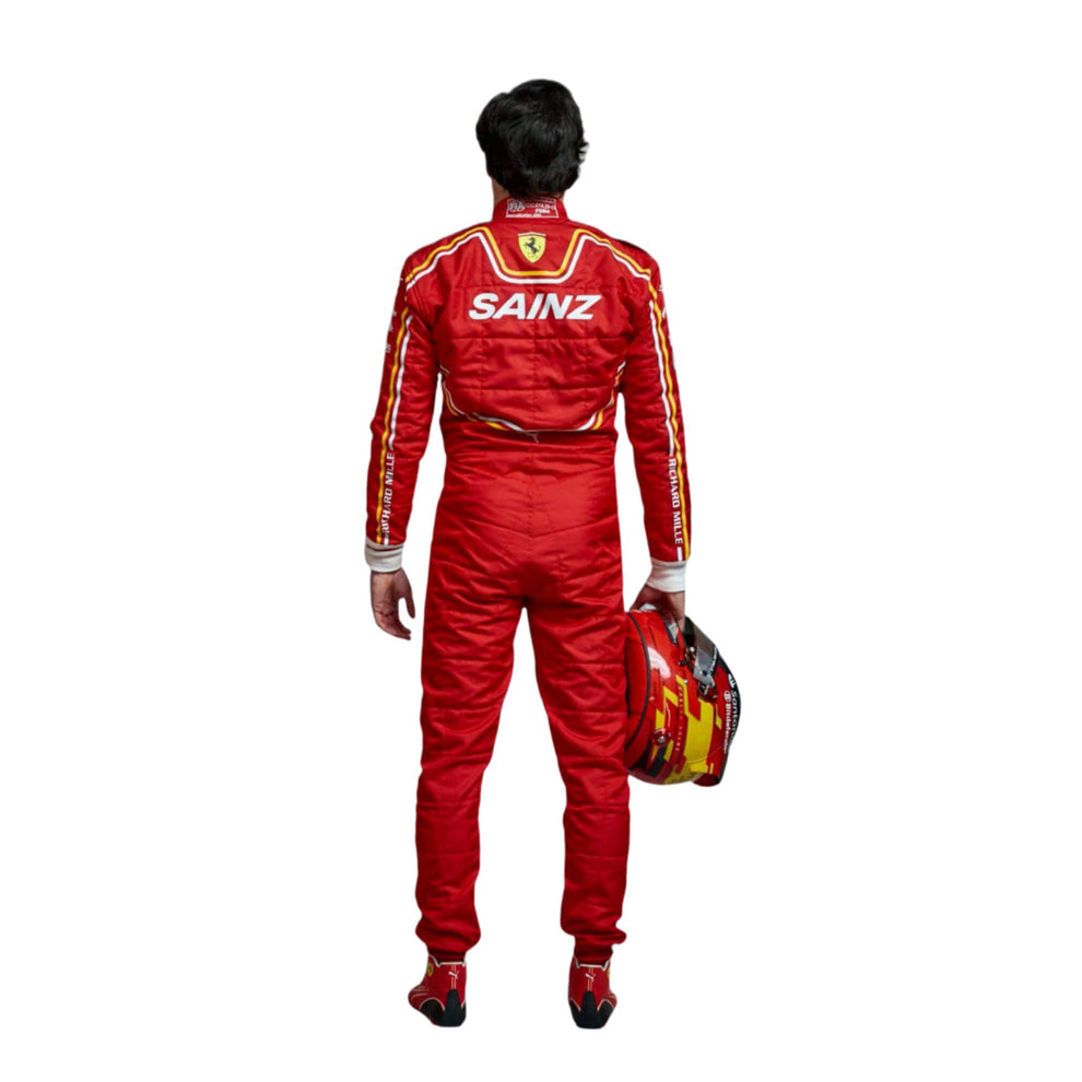 F1 New Carlos Sainz scuderia Ferrari 2024 race Suit