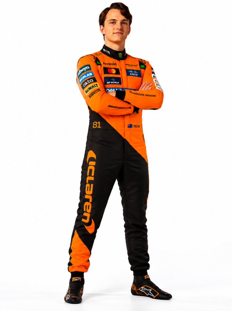F1 Go Kart Oscar Piastri 2025 McLaren Race Suit