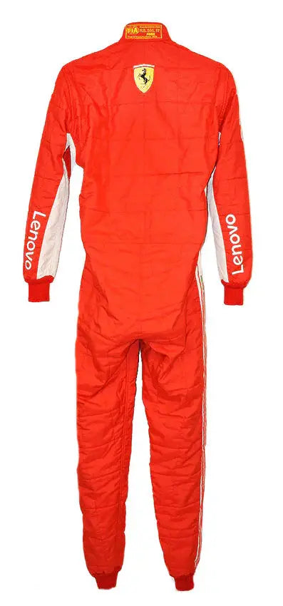 F1 Sebastian vettel worn scuderia 2018 ferrari race suit